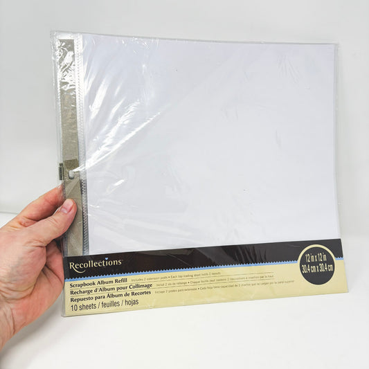 Recollections 12" x 12" Scrapbook Album Refill