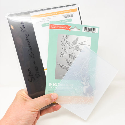 Simon Says Stamp Soaring Swallows Die Set & Embossing Folder
