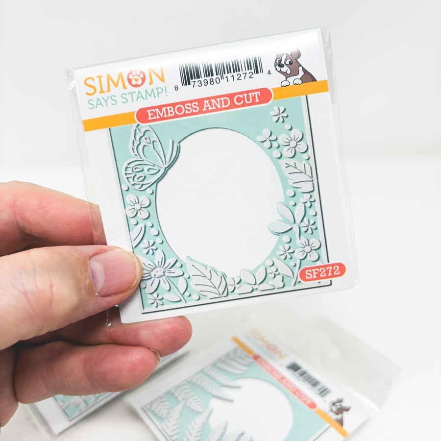 Simon Says Stamp Emboss and Cut Folder – 3 Garden Theme