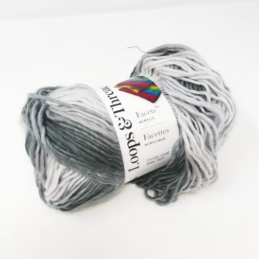 Loops & Threads Facets Yarn - Silver