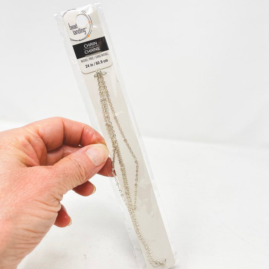 Bead Landing Silver Chain Packs