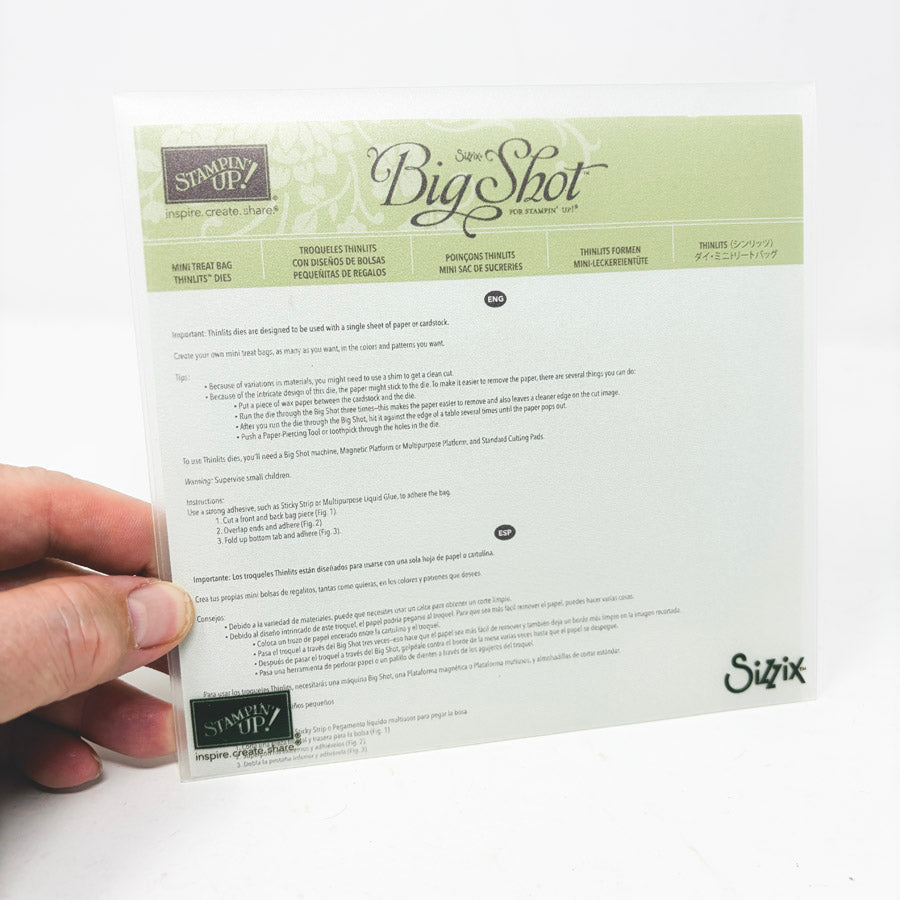 Stampin' Up Sizzix Thinlits Die – Mini Treat Bag