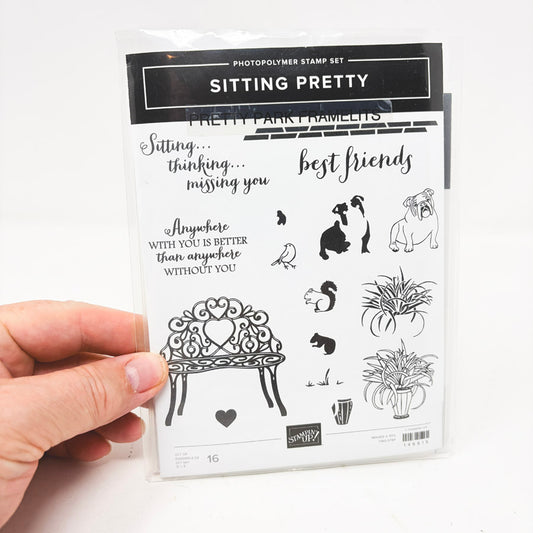 Stampin' Up Stamp and Die Set – Sitting Pretty