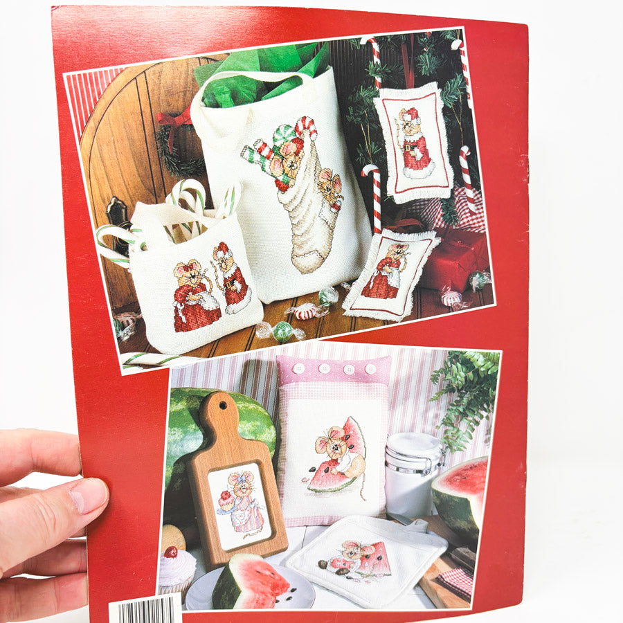 Leisure Arts Merry Mice Cross Stitch Pattern