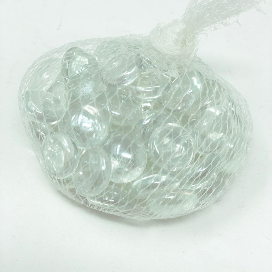 Clear Glass Flat Back Marbles