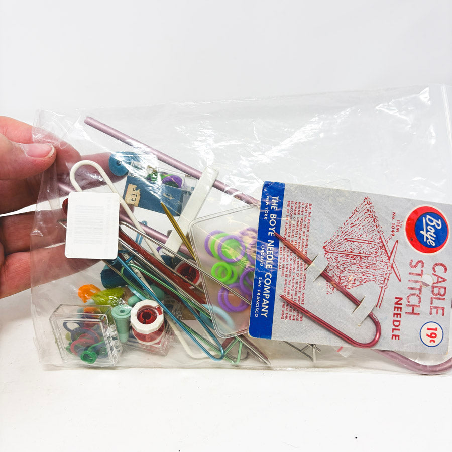 Big Bag of Asst. Knitting Tools