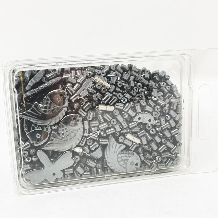 Big Bundle with Fish – Black Gunmetal Beads