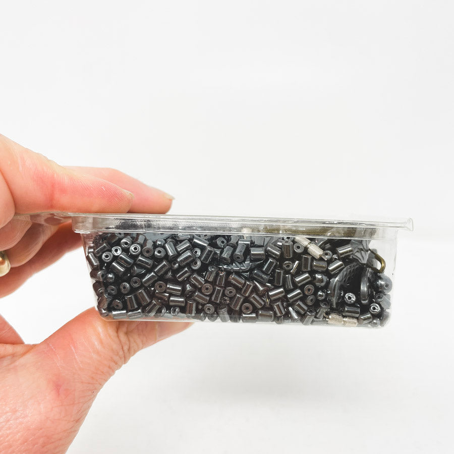 Big Bundle with Fish – Black Gunmetal Beads