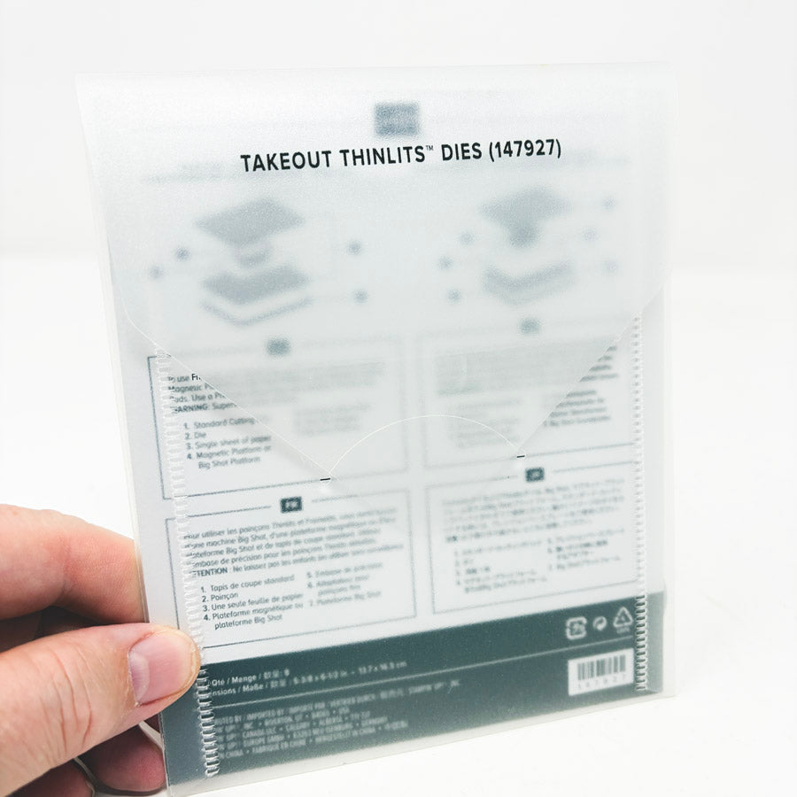 Stampin' Up Sizzix Big Shot Die – Takeout Thinlits