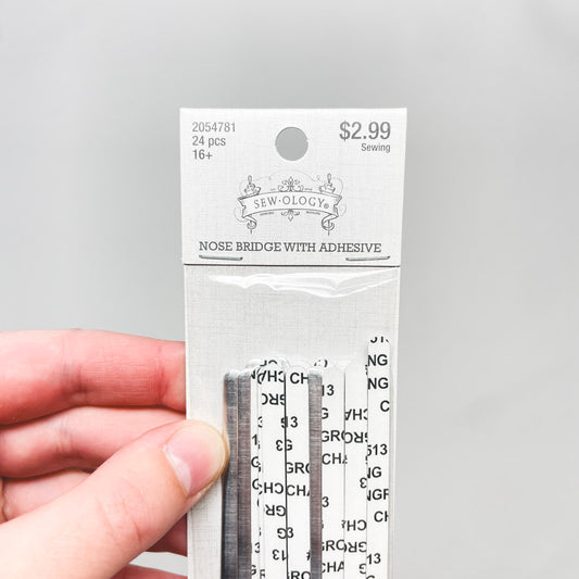 Sewology Nose Bridge with Adhesive 24 pcs