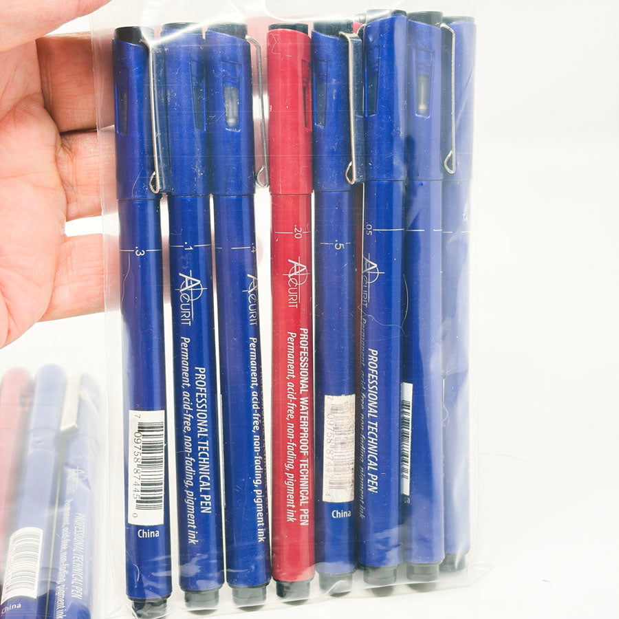Acurit Technical Pens Bundle (10)
