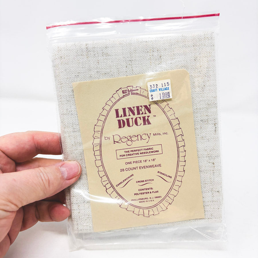 Regency 28 Count Linen Duck Evenweave - 18" x 18"