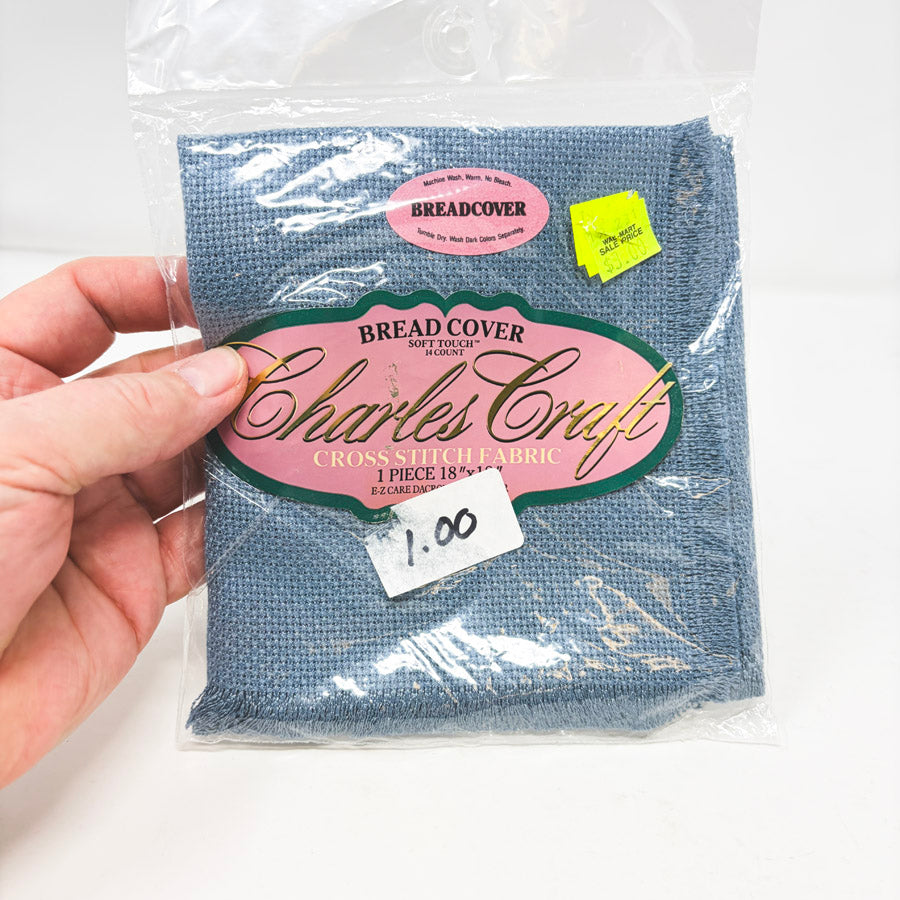 Blue Charles Craft Bread Cover - 18" x 18"