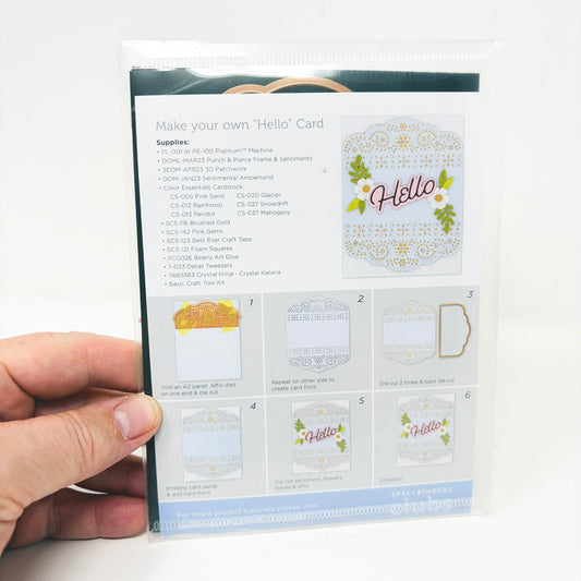 Spellbinders Club Die of the Month Sets - Punch and Pierce Borders