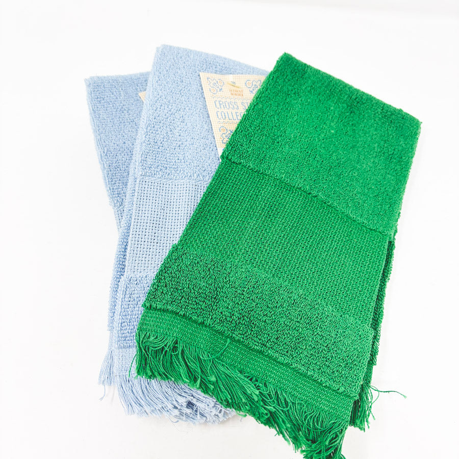 Cross Stitch Border Hand Towels