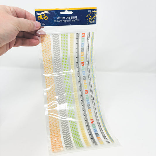 Little Yellow Bicycle Vellum Tape Strips