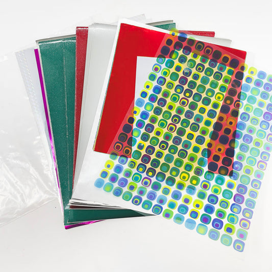Bundle of Foil and Clear Sheets/Papers