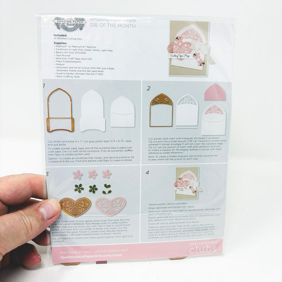 Spellbinders Club Die of the Month Sets - Amazing Paper Grace
