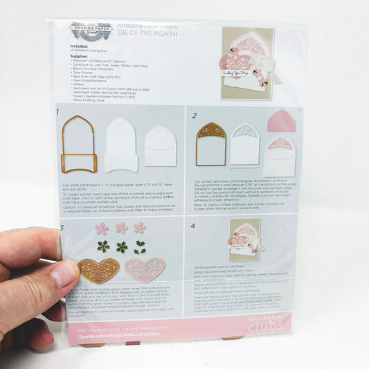 Spellbinders Club Die of the Month Sets - Amazing Paper Grace