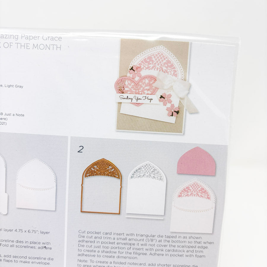 Spellbinders Club Die of the Month Sets - Amazing Paper Grace