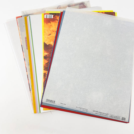 Big Bundle of Vellum Sheets - 8.5" x 11"