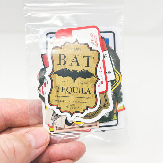 Assorted Signage Stickers