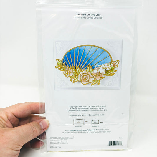 Spellbinders Radiant Oval Etched Dies