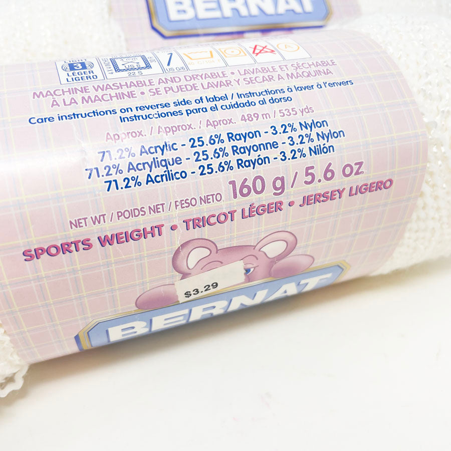 Bernat Baby Coordinates Yarn - White (1)