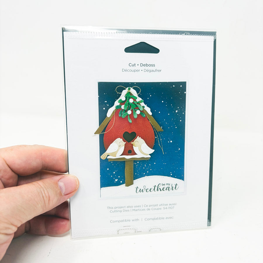Spellbinders Build a Winter Birdhouse Etched Dies