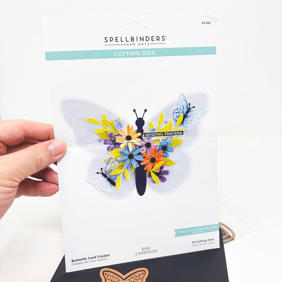 Spellbinders Butterfly Card Creator Etched Dies