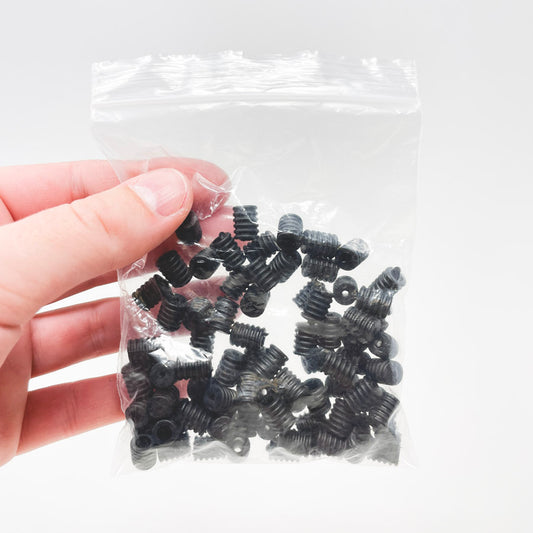 Black Socket Screw Style Beads