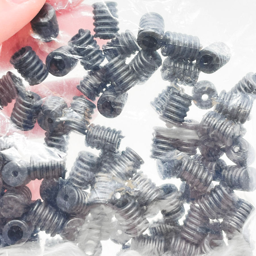 Black Socket Screw Style Beads