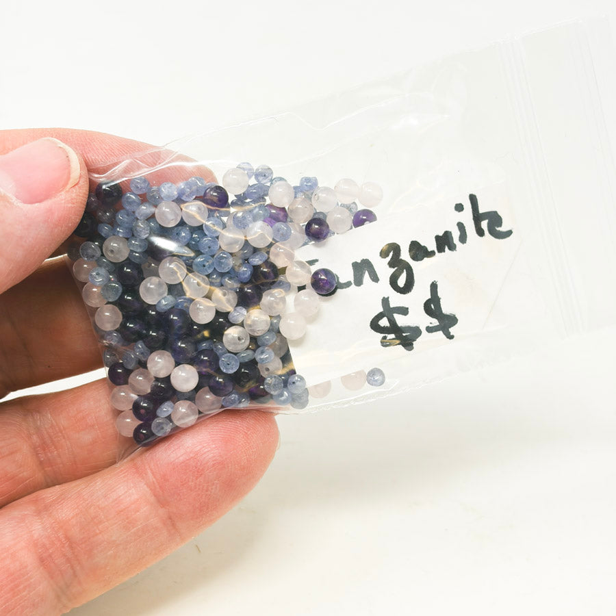 Round Tanzanite Beads