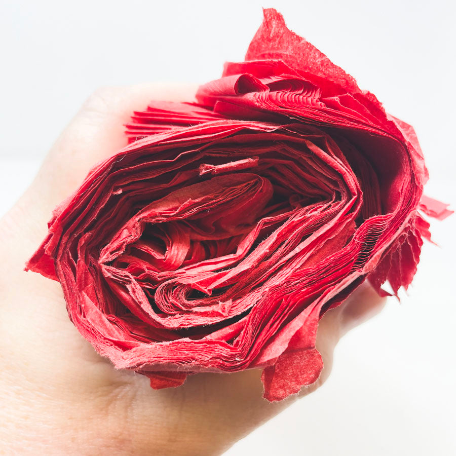 Large Roll of Red Tissue Paper