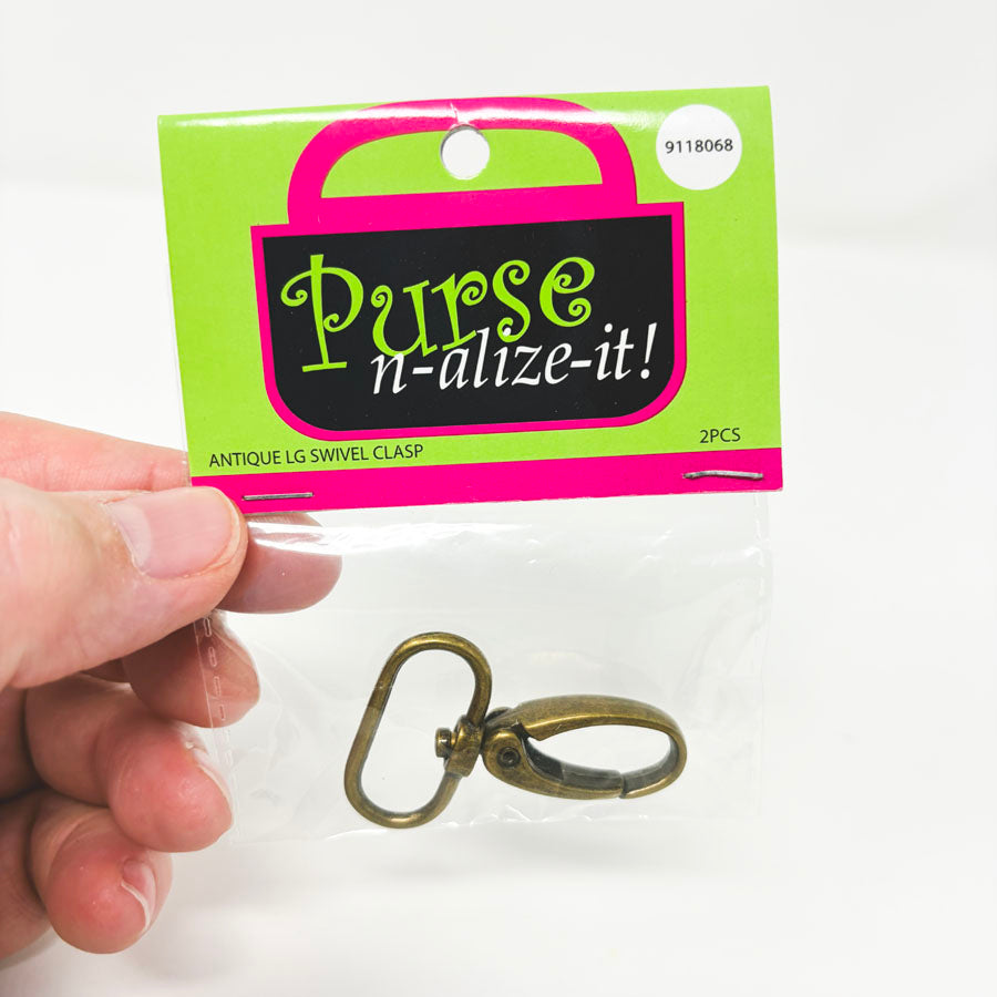 Purse-n-alize-it! Antique Gold Swivel Clasp