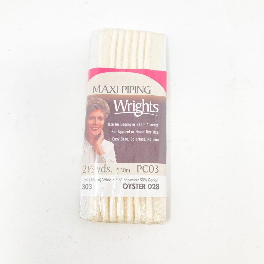 Wrights Maxi Pipping 1/2" wide- oyster