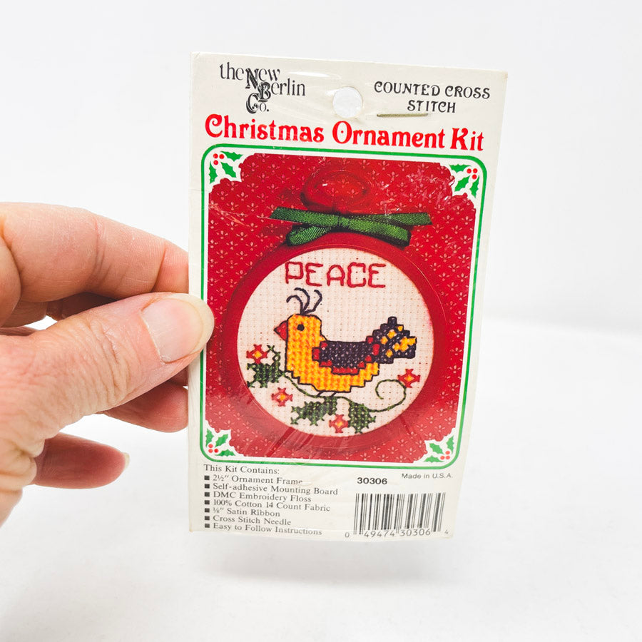 New Berlin Co Xmas Ornament Cross Stitch Kit