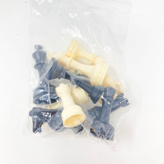 Vintage Plastic Chess Pieces