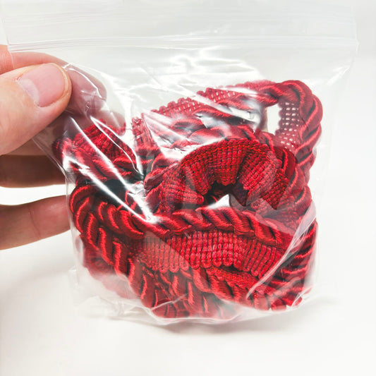 Red Twist Upholstery Trim
