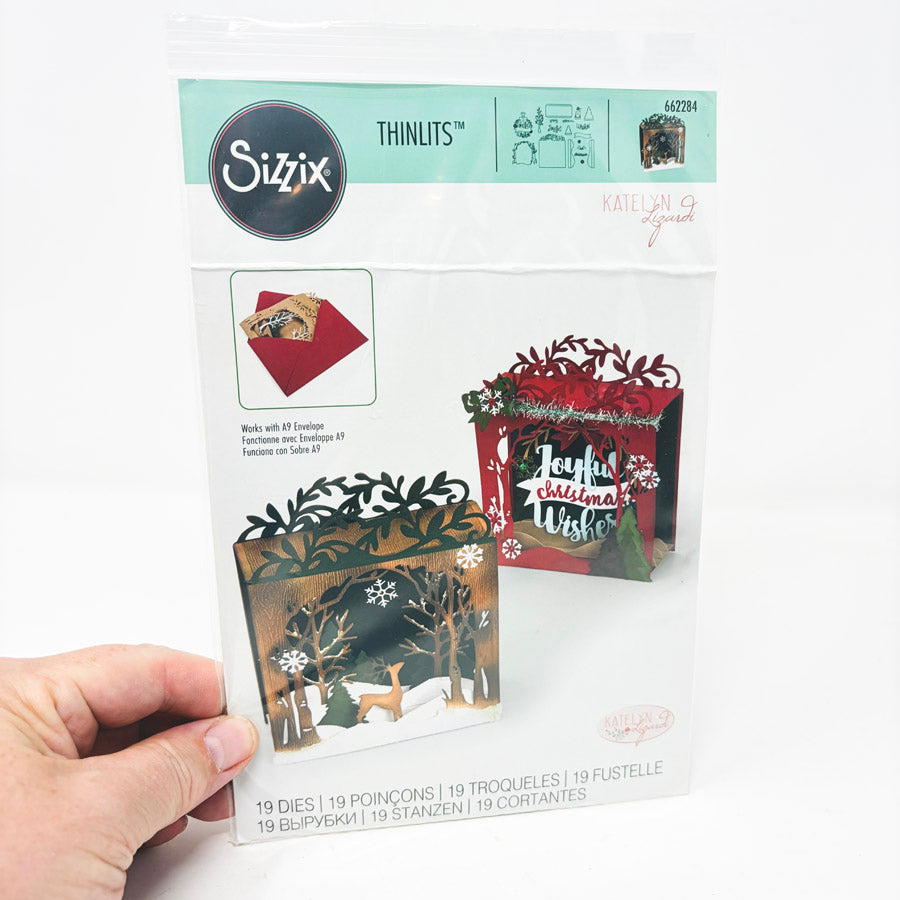 Sizzix Thinlits Cutting Die 662284 - Holiday Shadow Box