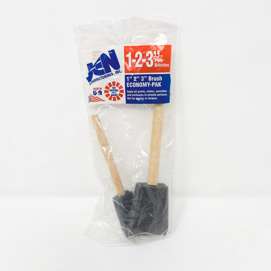 Jen Manufacturing Inc. 1" 2" 3" Poly brush Pack