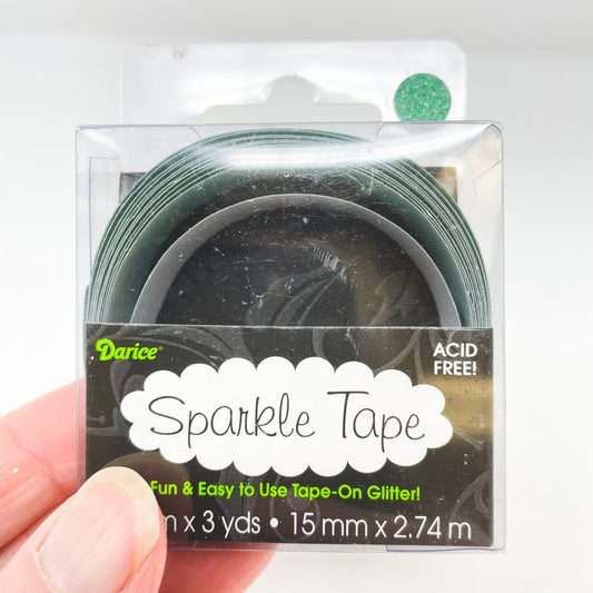 Darice Green Sparkle Tape