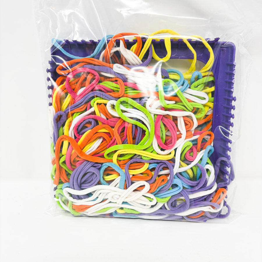 7" Plastic Weaving Loom with Bands