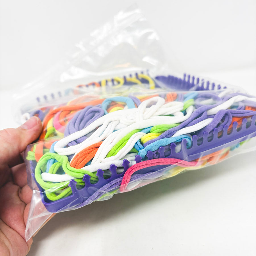 7" Plastic Weaving Loom with Bands