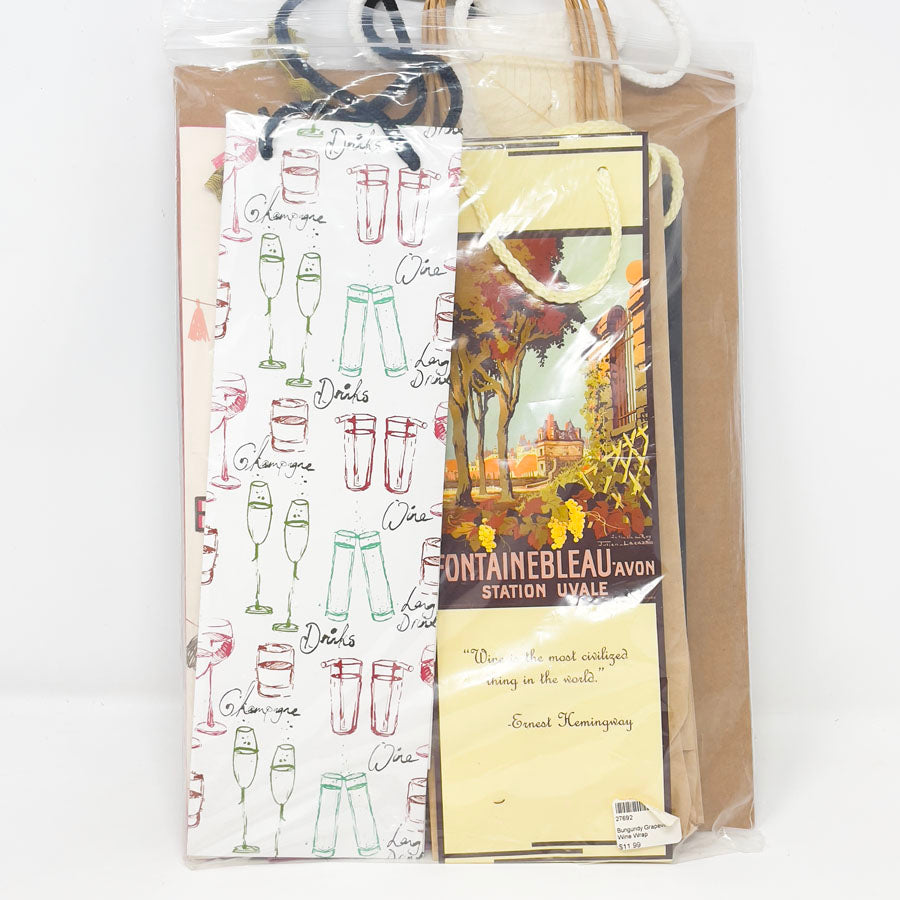 Wine Gift Wrap & Bags Bundle