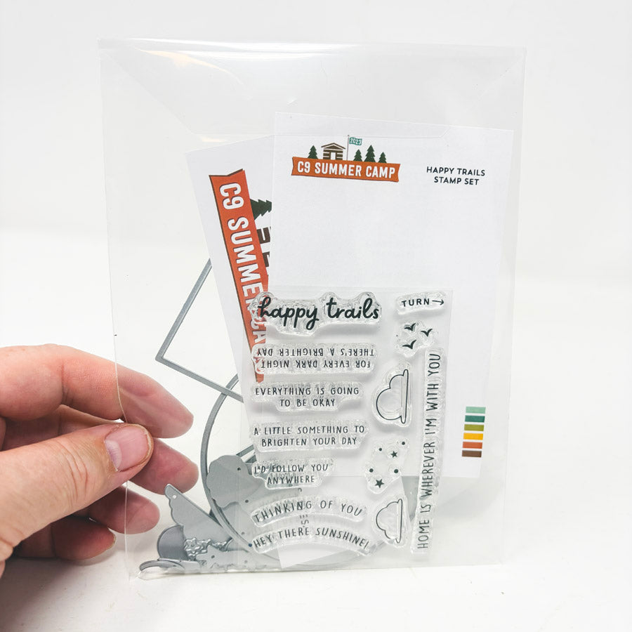 C9 Summer Camp Stamp and Die Set - Happy Trails
