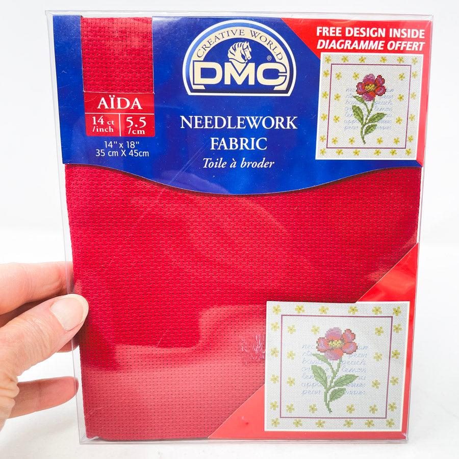 14 ct DMC Holiday Color Aida Packs 14"x18"
