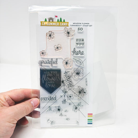 C9 Summer Camp Stamp and Die Set - Meadow Flower
