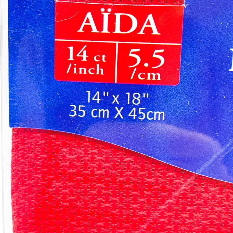 14 ct DMC Holiday Color Aida Packs 14"x18"