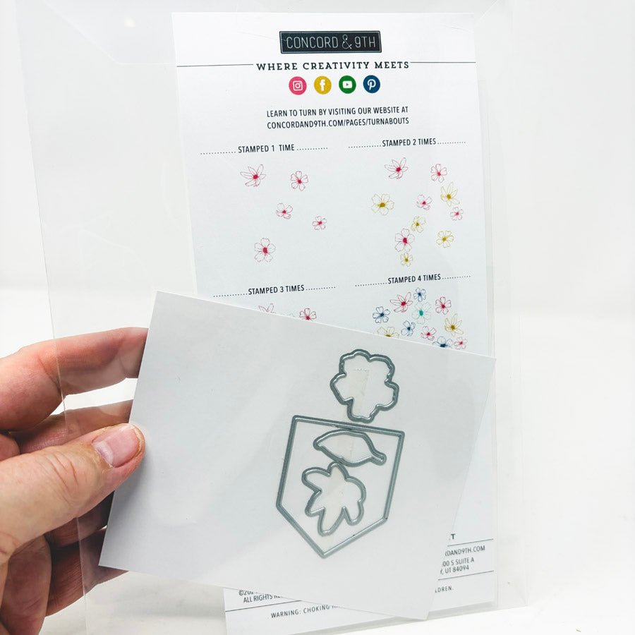 C9 Summer Camp Stamp and Die Set - Meadow Flower